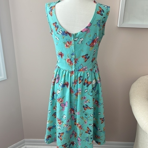 LINDY Bop l Vintage Butterfly Design Dress - Picture 6 of 8